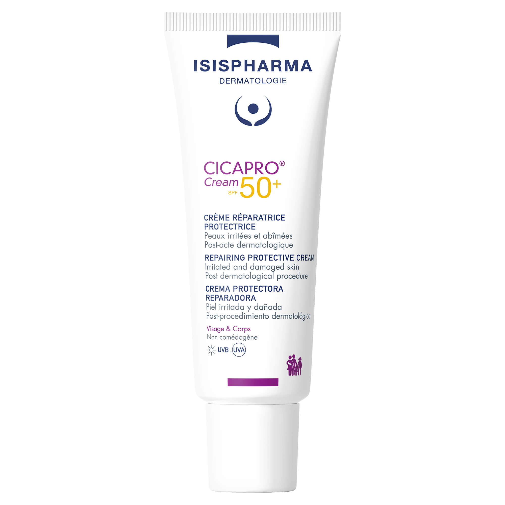 Crema reparatoare cu SPF50+ Cicapro, 40 ml, IsisPharma