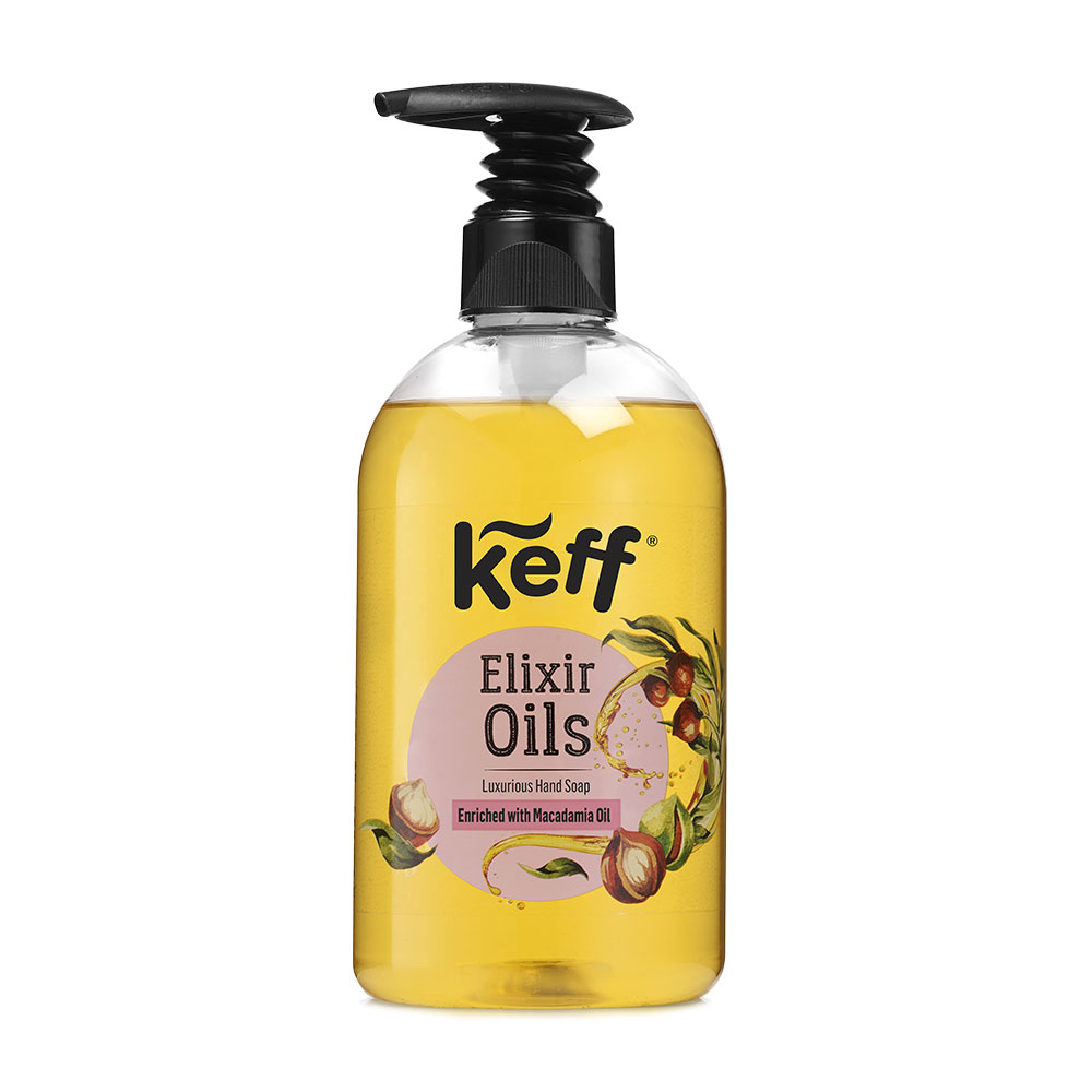 Sapun lichid cu ulei de macadamia, 500 ml, Keff