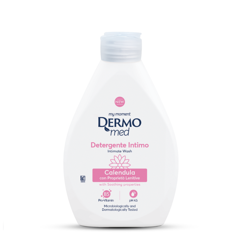 Sapun pentru igiena intima cu extract de Calendula, 250 ml, Dermomed