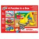 Set 4 puzzle Vehicule, +3 ani, 30 piese, Galt 546489
