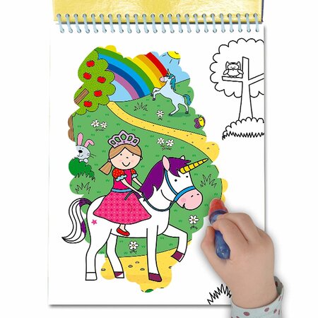 Carte de colorat Water Magic Unicorn, + 3 ani, Galt 546525