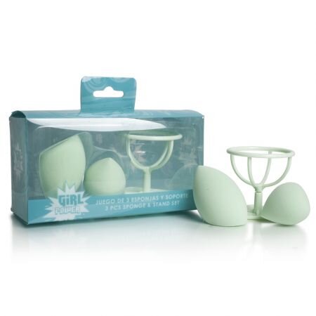 Set bureti make-up cu suport, Bleu