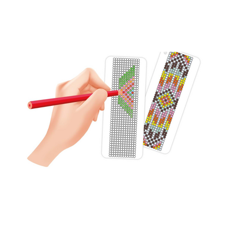Razboi de tesut cu margelute Bead Loom, 8 ani+, Buki 546586