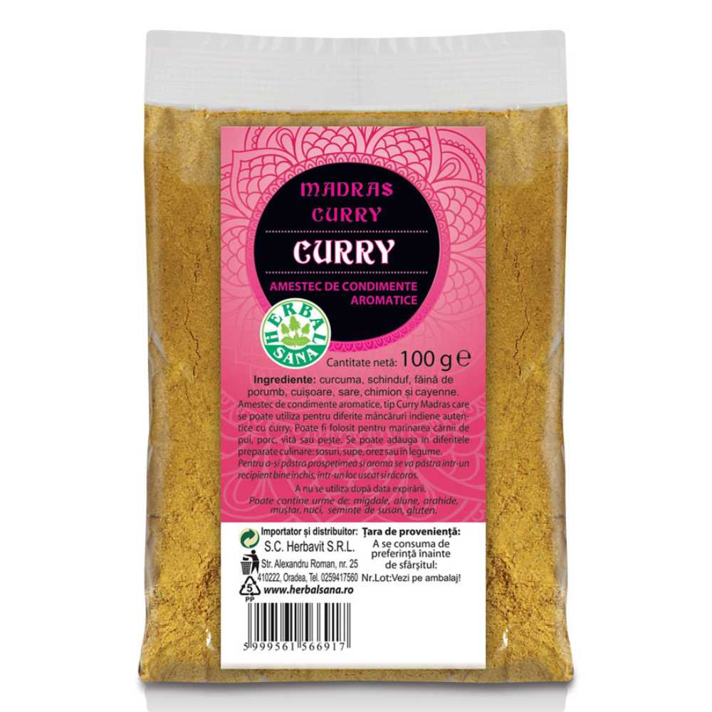 Curry Madras, 100 g, Herbal Sana