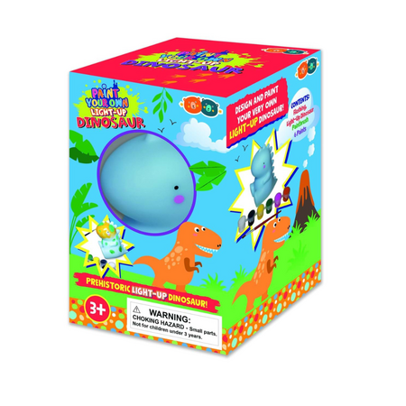 Picteaza propriul dinozaur cu Led, 3 ani+, Buddy & Barney 546713
