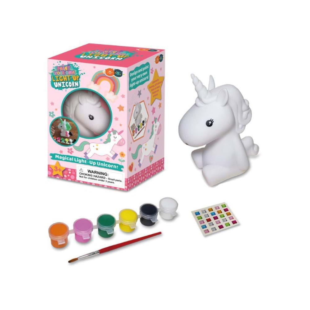 Picteaza propriul unicorn cu Led, 3 ani+, Buddy & Barney