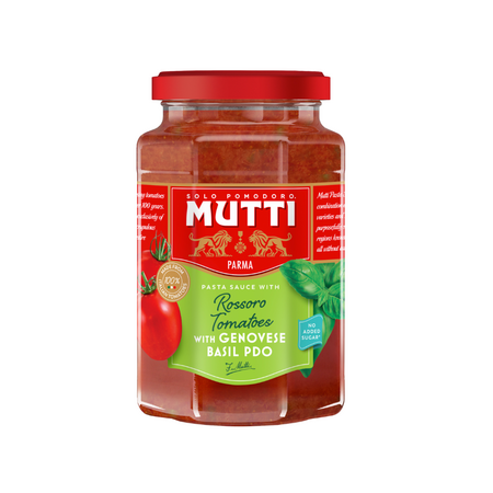 Sos pentru paste cu rosii Rossoro si busuioc genovez