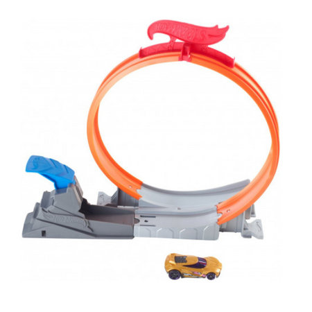 Set Pista Bucla Action Classic Stunt, + 3 ani, Hot Wheels 546911