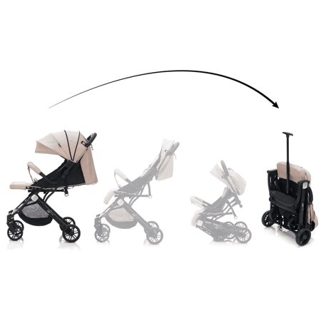 Carucior sport pentru copii Styler, Sand, Fillikid 546991