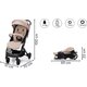 Carucior sport pentru copii Styler, Sand, Fillikid 546993
