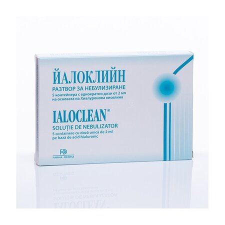 Solutie pentru nebulizare sterila Ialoclean, 5 monodoze, Farma-Derma 546995