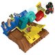 Pista cu lansator si masinuta Monster Trucks Arena Smashers, Hot Wheels 547085