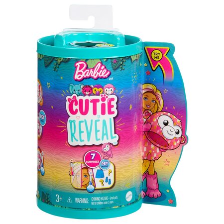 Papusa Chelsea Cutie Reveal, +3 ani, Maimutica, Barbie 547110