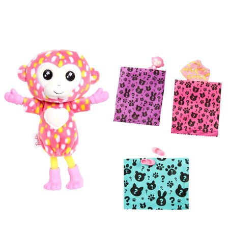 Papusa Chelsea Cutie Reveal, +3 ani, Maimutica, Barbie 547119
