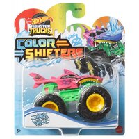 Camion Monster Truck  in culori schimbatoare Shark Wreak, +3 ani, Hot Wheels