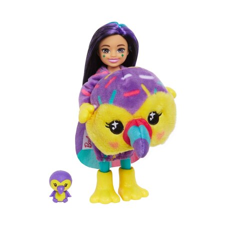 Papusa Chelsea Cutie Reveal, +3 ani, Tucan, Barbie 547141