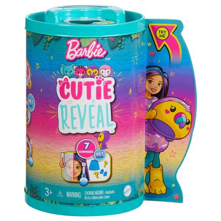 Papusa Chelsea Cutie Reveal, +3 ani, Tucan, Barbie 547140