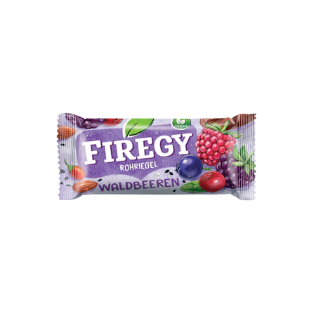 Baton vegan fara gluten cu fructe de padure