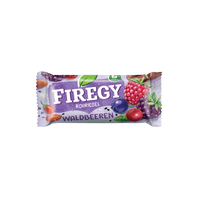 Baton vegan fara gluten cu fructe de padure, 25 g, Firegy