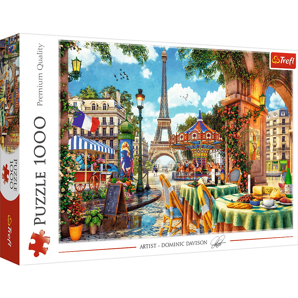 Puzzle Dimineata pariziana, 1000 de piese, Trefl