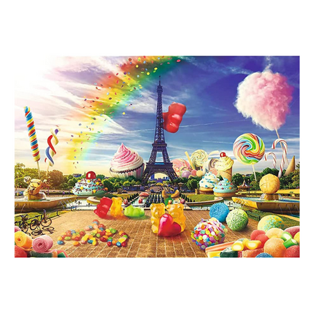 Puzzle Dulciuri la Paris, 1000 de piese, Trefl 547452
