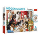 Puzzle Forme ascunse catelusii draguti, 1043 de piese, Trefl 547458