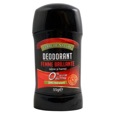 Deodorant cu salvie, hamei si nalba Femme