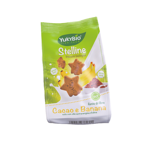 Biscuiti cu banane si cacao, 120 g