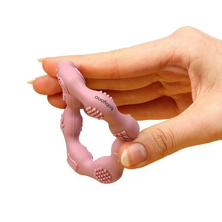 Inel gingival din silicon, Roz, Babyono 547531