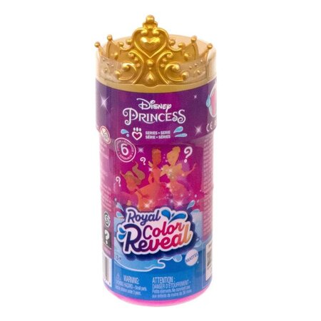 Papusa Princess Royal Color Reveal, +3 ani, 1 bucata, Disney 547581