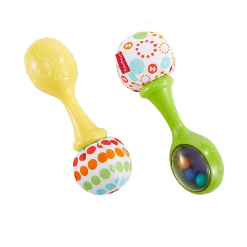 Set doua zornaitoare Maracas, 2 buc, Fisher Price