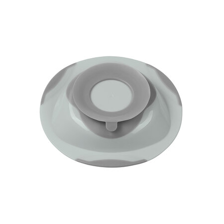 Farfurie cu ventuza, Gri, Babyono 547642