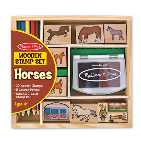 Set de stampile caluti, Melissa & Doug