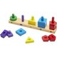 Forme din lemn pentru sortat si stivuit, +2 ani, Melissa & Doug 547712