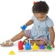 Forme din lemn pentru sortat si stivuit, +2 ani, Melissa & Doug 547717