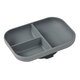 Farfurie compartimentata din silicon cu ventuza, Mineral Grey, Beaba 548014