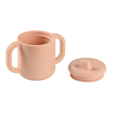 Cana de antrenament din silicon, Pink, Beaba 548019