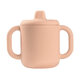 Cana de antrenament din silicon, Pink, Beaba 548020