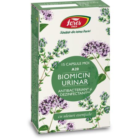 Biomicin Urinar, 15 capsule, Fares