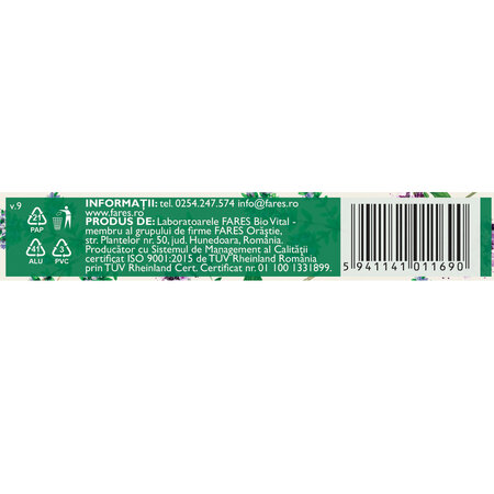 Biomicin Urinar, 15 capsule, Fares 721941