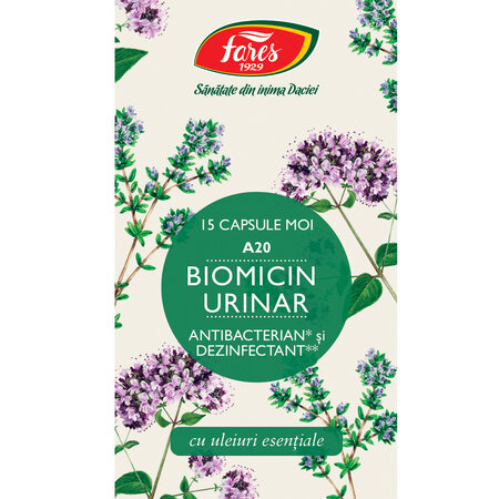 Biomicin Urinar, 15 capsule, Fares 721943