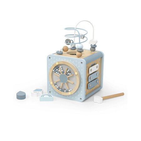 Jucarie cub din lemn, Blue