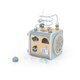 Jucarie cub din lemn, Blue, Label Label 548109