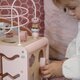 Jucarie cub din lemn, 18 luni+, Pink, Label Label 548118