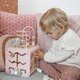 Jucarie cub din lemn, 18 luni+, Pink, Label Label 548119