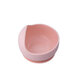 Castron cu ventuza si lingurita din silicon, Roz Pal, Oaki 548198