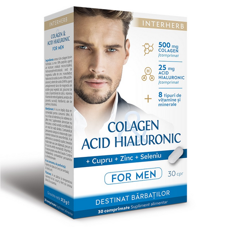Colagen si acid hialuronic pentru barbati