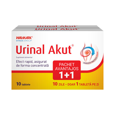 Pachet Urinal Akut, 2x10 tablete, Stada