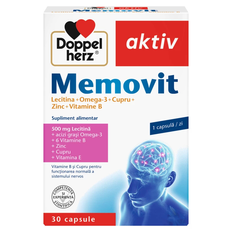 Memovit Aktiv, 30 capsule, Doppelherz