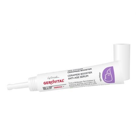 Ser antirid cu Ceramide Booster H3 Derma+, 15 ml, Gerovital 548335